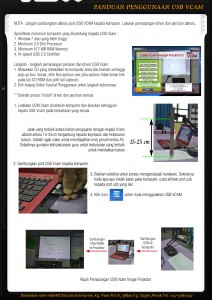 panduan penggunaan USB Vcam